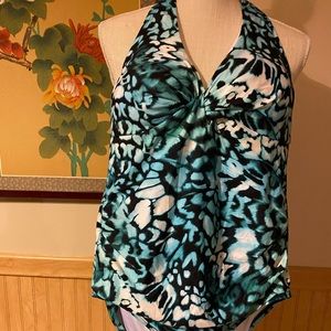 Calvin Klein Halter Style Swimsuit Sz 14 VGUC 😊😊